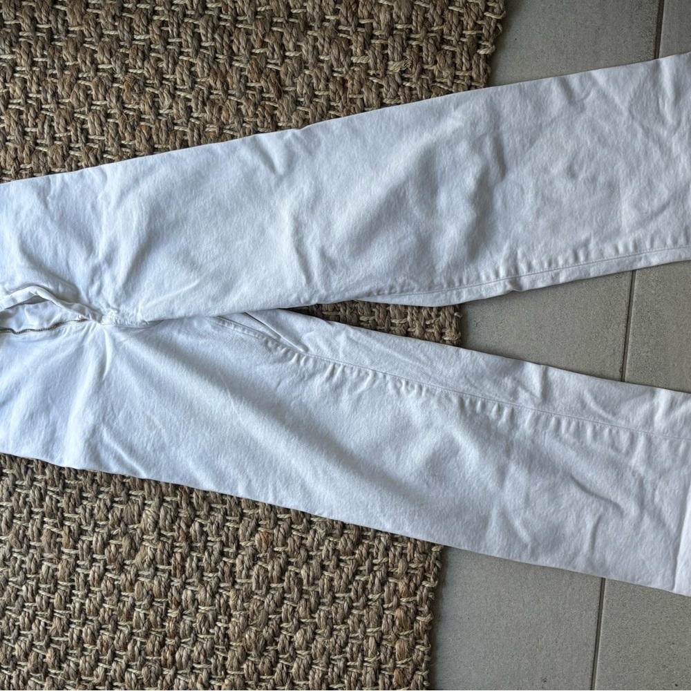 Zara White wide leg jeans